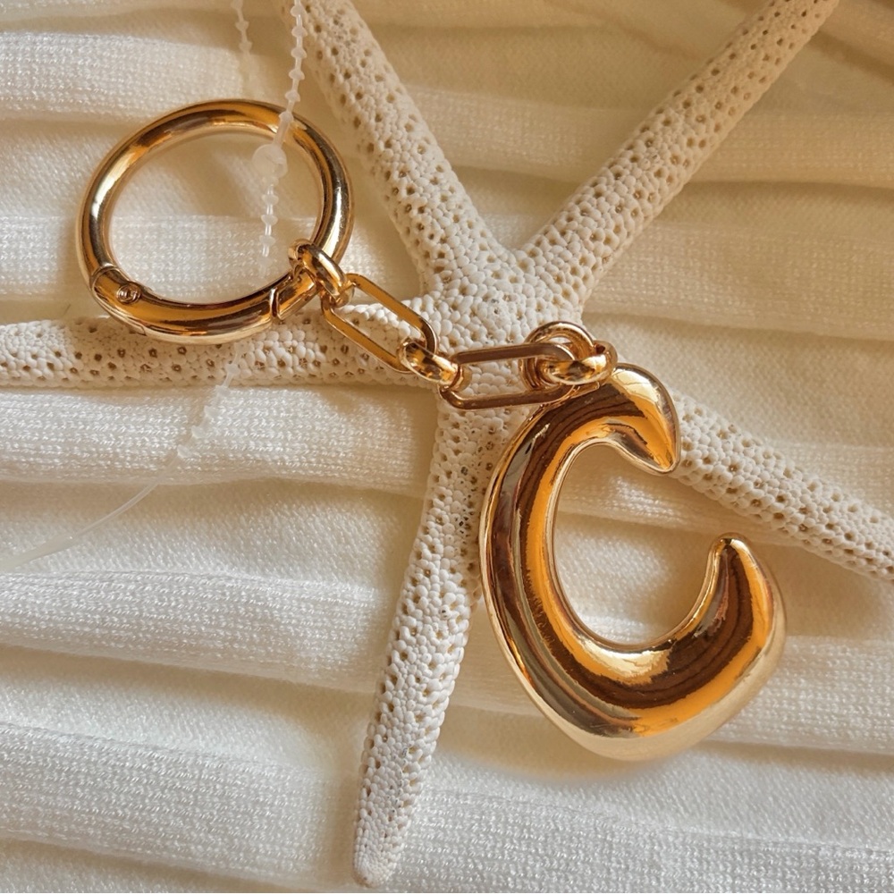 Letter C Keychain